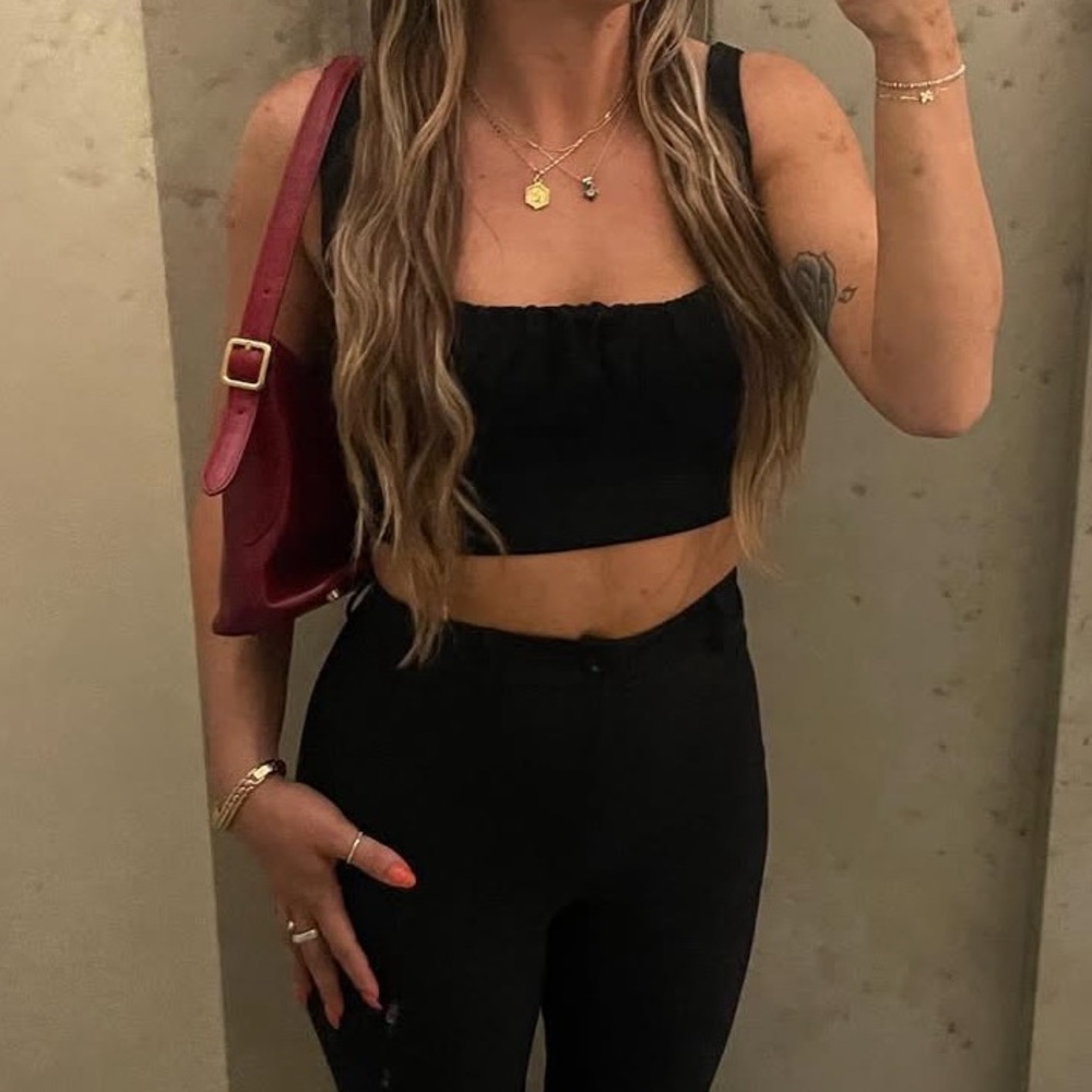 Red Leather Purse